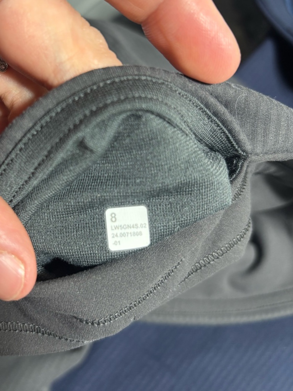 lululemon athletica Ribbed Gray High-Rise Leggings - Picture 2 of 2